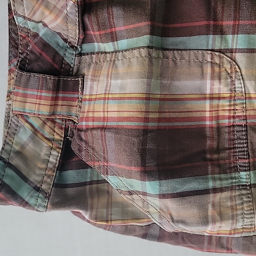 American Rag Size 13 Shorts Plaid pockets - Picture 4 of 7